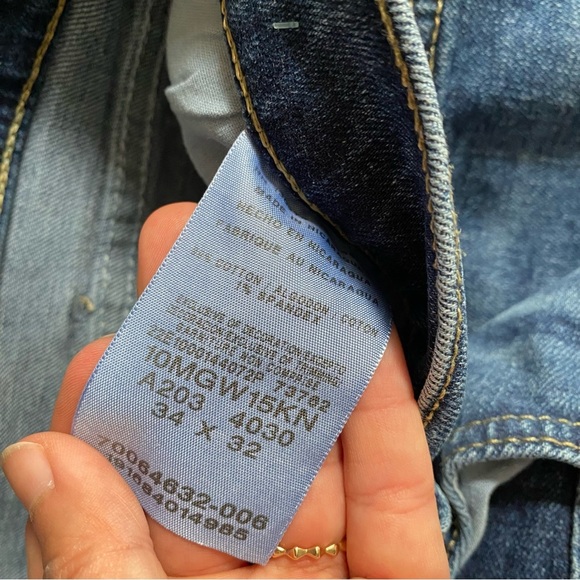 Wrangler Men's Blue Jeans Relaxed Fit 34x32 - Picture 10 of 10